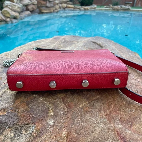 Rebecca Minkoff Mini 5 Zip Crossbody in Scarlet - Picture 3 of 10